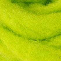 Product Soft Green Wool Roving for Crafting and Seasonal Decorations (2m)