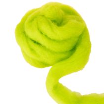 Product Soft Green Wool Roving for Crafting and Seasonal Decorations (2m)