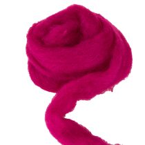 Product Wool cord Soft felted wool for decorative designs and seasonal arrangements 2m Pink
