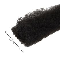 Product Decorative wool felting wool for creative crafts and floristry projects 2m Black