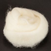 Product White wool ribbon, 2m, decorative wool for crafting &amp; wrapping