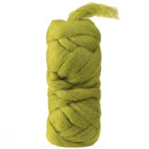 Product Wool roving felt cord waterproof &amp; colorfast wool green 10m