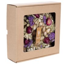 Product Dried flower wreath, festive table decoration for special occasions and seasons, 25cm