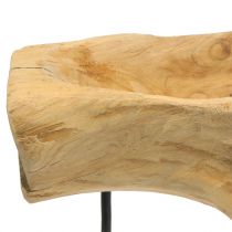 Root bowl on the stand nature H38cm