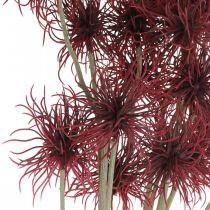 Product Xanthium artificial flower autumn decoration red 6 flowers 80cm 3pcs