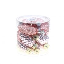 Product Cones Mix made of Glass Pink 5cm 14 pcs