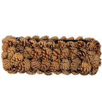 Product Rectangular Pinecone Planter for Indoor Planting 40cm Natural Brown