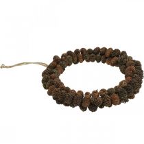 Product Cone wreath alder cone decorative wreath to hang nature Ø25cm