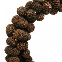 Product Cone wreath alder cone wreath door wreath nature Ø20cm