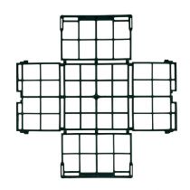 Product Brick grid 1/2 260mm x 260mm x 75mm flat 20 pcs