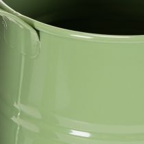 Product Vintage metal indoor watering can, mint green, 1.7L, decorative vase, retro design, H23cm