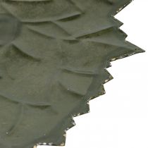 Product Metal decorative autumn leaves decorative bowl Ø33/40cm set of 2