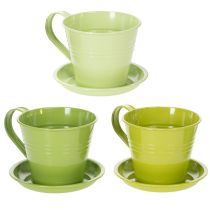 Product Cup for planting, stylish plant pot for individual decorating ideas, 11cm, 6 pieces