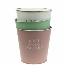 Product Flowerpot zinc Art of Nature different colors Ø17.5cm H15cm