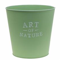Product Flower pot zinc mint green Ø22cm H21cm