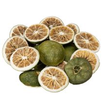 Product Green Lemon halves Limes Dried citrus fruit for decorating 500g