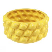 Product Planter lemon ceramic bowl planter yellow Ø26cm H12cm