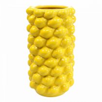 Product Lemon vase vase lemon yellow summer decoration Ø15cm H30cm