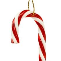 Product Candy cane food dummy, red and white, for hanging decoration