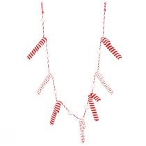 Product Candy Cane Decoration Garland Christmas Red White L120cm