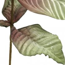Artificial plant deco branch green red brown foam H68cm