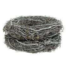 Product Branch wreath Ø25cm White 2-piece set Memorial wreath Table decoration Door wreath Advent wreath