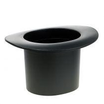 Product Black cylinder, planter, New Year&#39;s decoration, planter, wizard hat H16cm