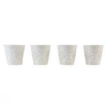 Product Planter Ceramic Plant Pot White Ø7cm H8cm 4pcs