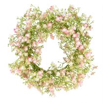 Product Artificial flower wreath door wreath wall decoration Ø30cm H6cm