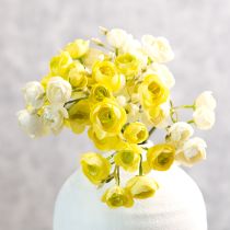 Product Artificial Ranunculus Bouquet, Long-Lasting Flower Decoration for Spring, 32cm, 5 Pieces