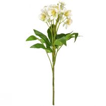 Product Christmas Roses White Artificial Flowers as a Bouquet 18 Flowers 60cm