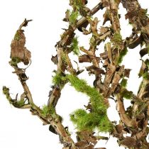 Product Decorative branch with moss artificial autumn decoration grey green L78cm