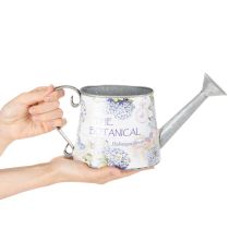 Product Decorative Watering Can Hydrangea Metal Vintage Flowers 30x11x14.5cm