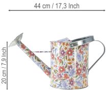 Product Decorative metal watering can, vintage planter for flowers, Ø18cm