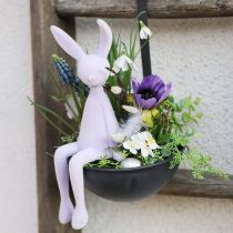 Product Decorative Trowel Plant Bowl Anthracite Hanging Ø16.5cm 2pcs