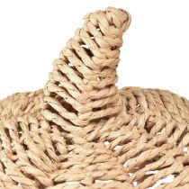 Product Decorative pumpkin raffia natural rustic autumn decoration Ø25cm H25cm
