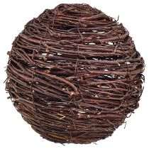 Product Decorative ball made of vines, vine ball, natural brown, Ø20cm