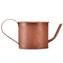 Product Decorative rust watering can planter metal Ø12.5cm H10.5cm