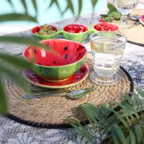 Product Decorative bowl ceramic watermelon summer decoration Ø15cm H6cm