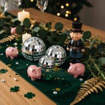 Product Silver Glass Mirror Balls for Decoration 2-4cm, Set of 50