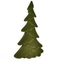 Product Decoration fir tree flocked Christmas tree green 60cm
