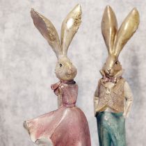 Product Decorative rabbit figurine in a dress for stylish spring and Easter decoration, 55cm