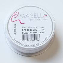 Product Festive decorative ribbon for embellishing gifts and craft projects, 1.5cm wide, 20m long