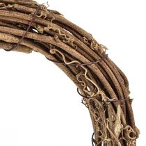 Product Decorative vine wreath natural door wreath autumn Ø20cm 4pcs