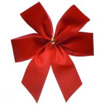 Product Decorative Bow Red Velvet Bow 4cm wide Christmas Bow for outdoors 15×18cm 2pcs