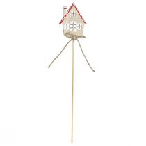 Product Christmas pot stakes Little Houses Wood 4.5×5cm 12 pcs