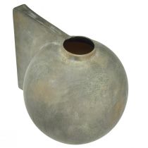 Product Decorative vase ceramic antique look bronze grey 30×20×24cm