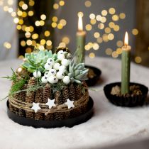 Product DIY Box Christmas Decoration with Succulent Arrangement Ø20cm
