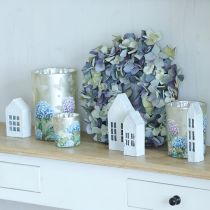 Product Elegant candle holder with floral motifs for cozy room decoration, 12.5cm, 2 pieces.