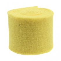 Product Felt ribbon light yellow 15cm 5m